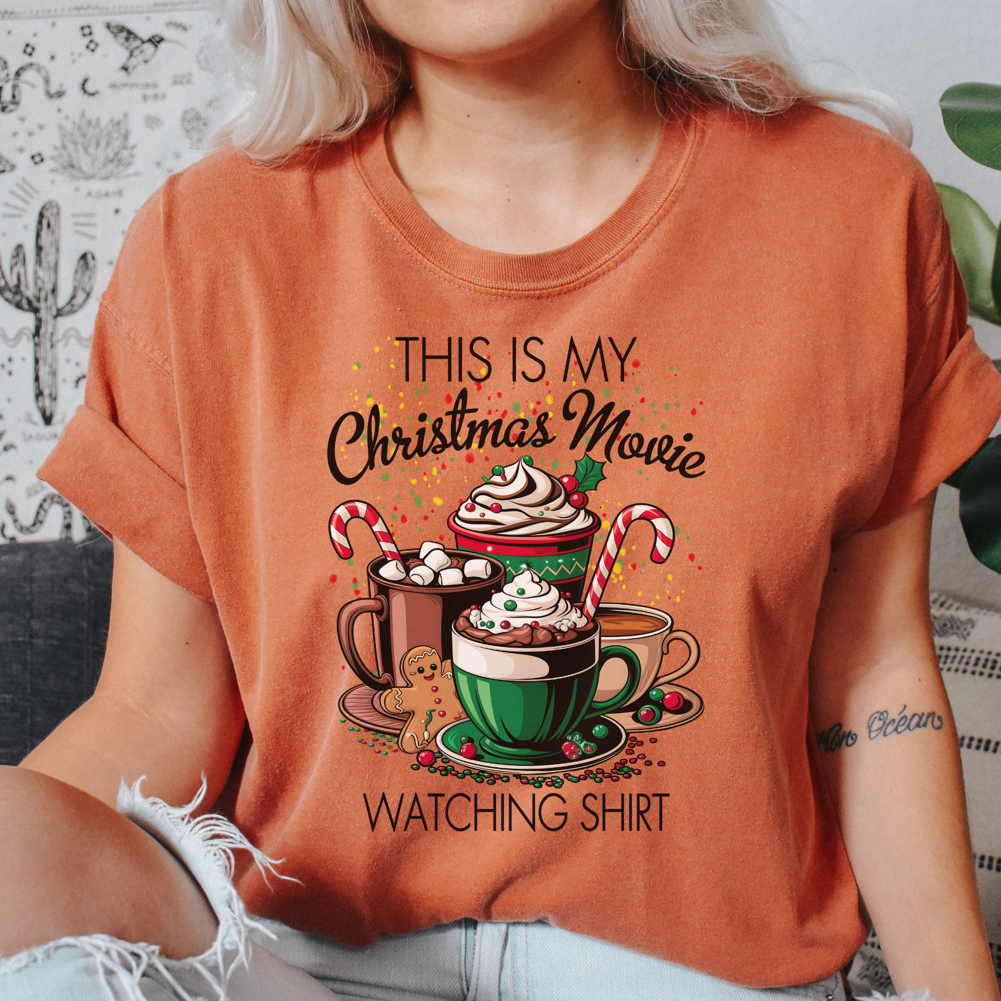 This is my Christmas Movie Watching Shirt Printify