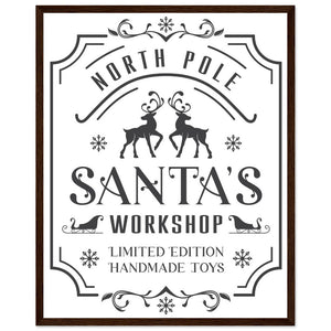 North Pole Santa's Workshop Blue From Heaven