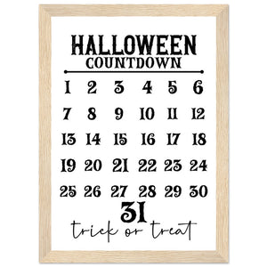 Halloween Countdown Blue From Heaven