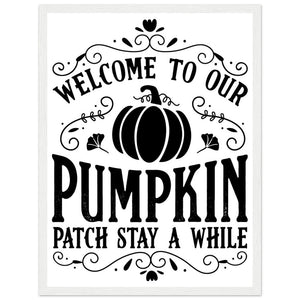 Welcome to our Pumpkin Patch Blue From Heaven