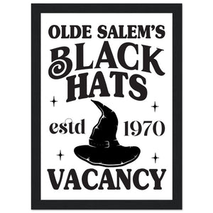 Olde Salem Black Hats Blue From Heaven