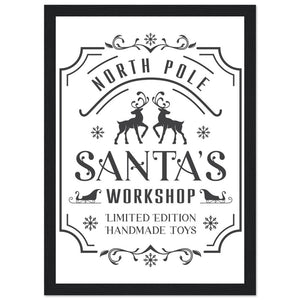 North Pole Santa's Workshop Blue From Heaven