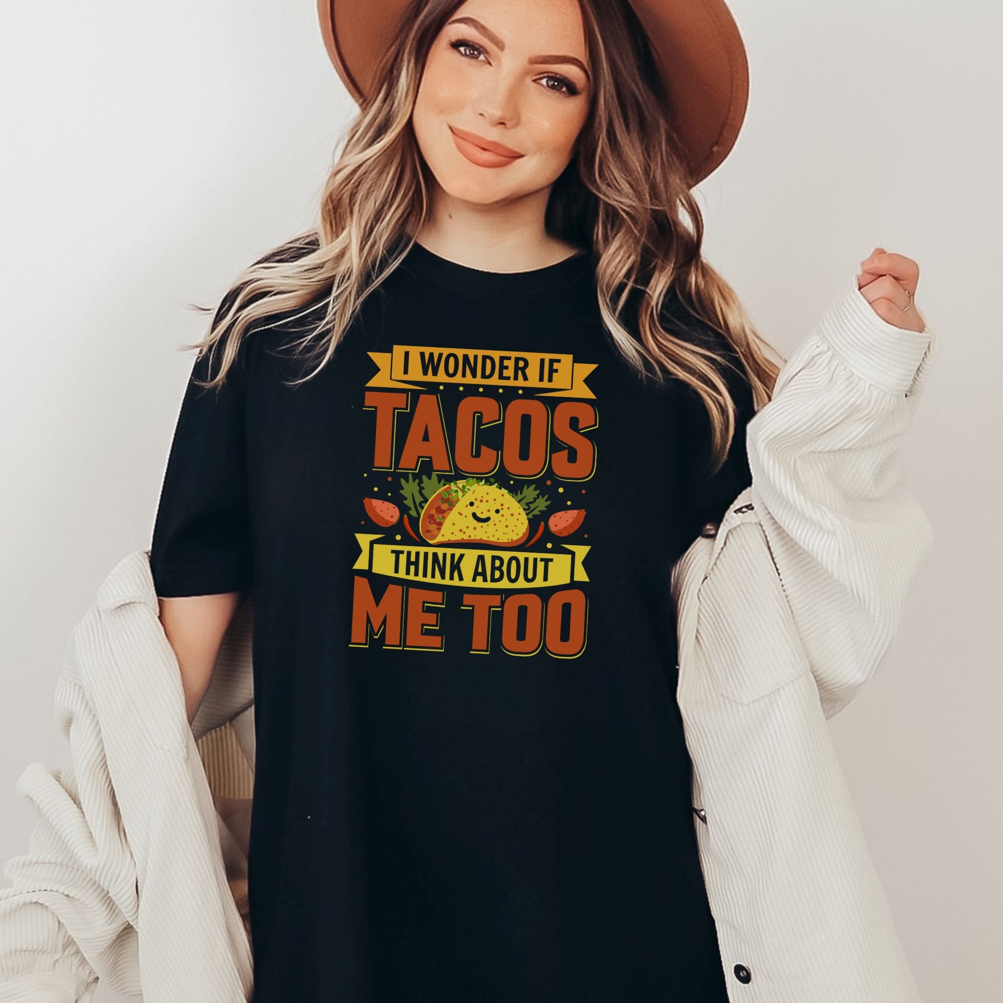 I wonder if tacos think about me too Printify