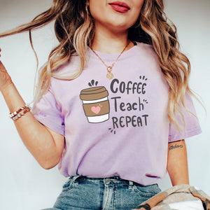 Coffee Teach Repeat Printify