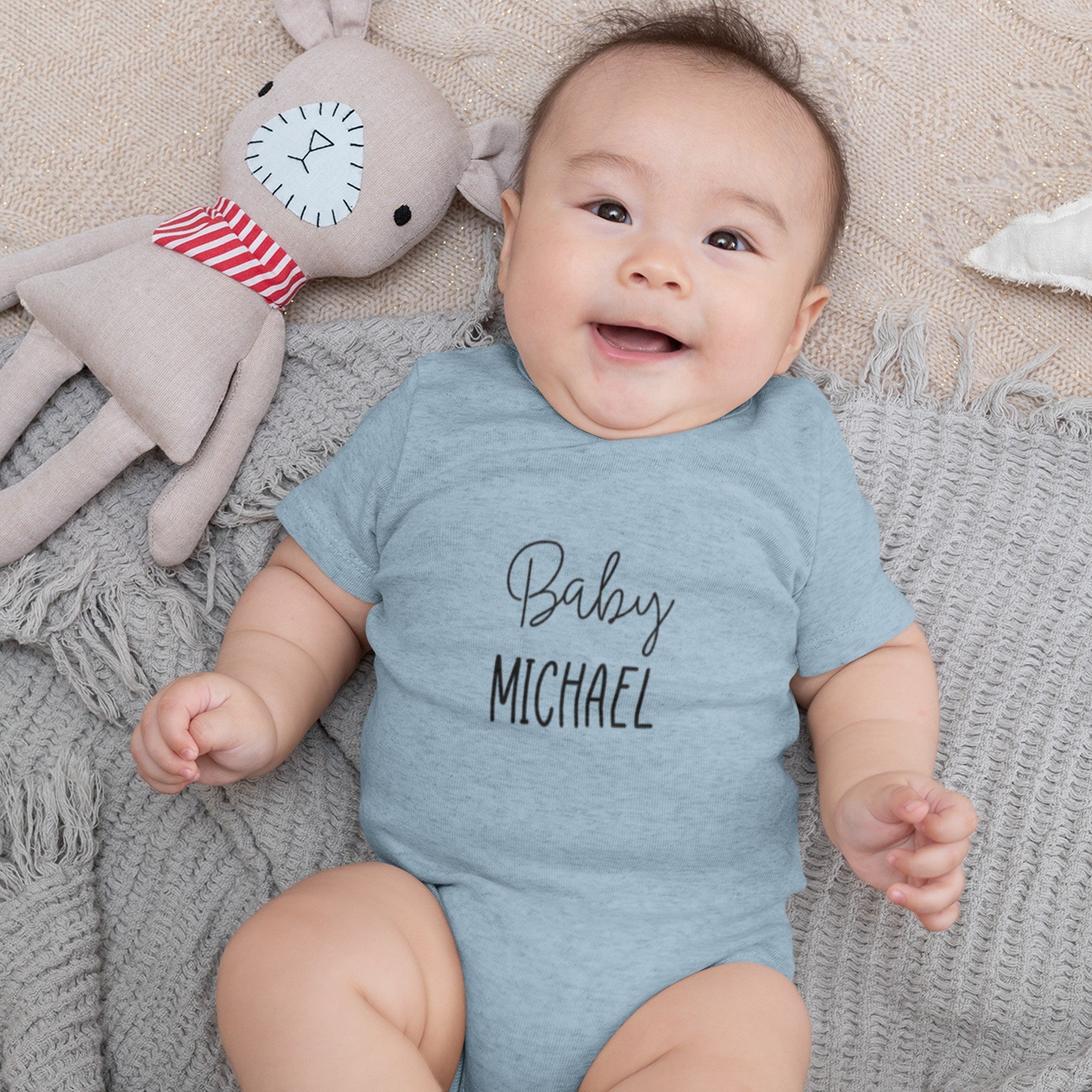 Custom First name Baby Bodysuit Printify