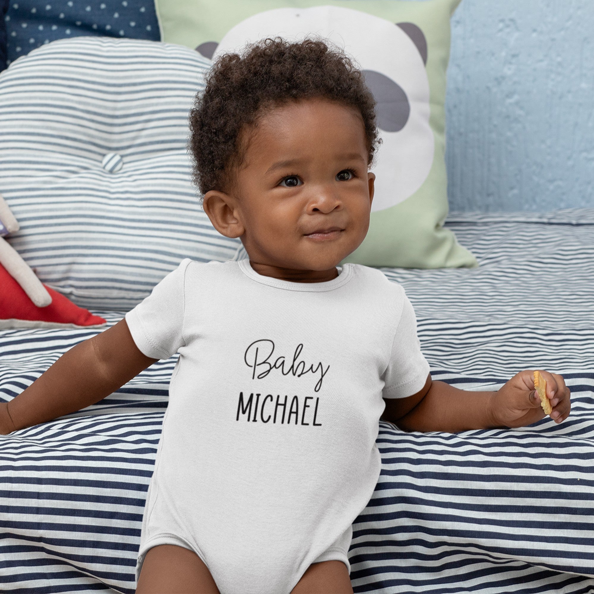 Custom First name Baby Bodysuit Printify