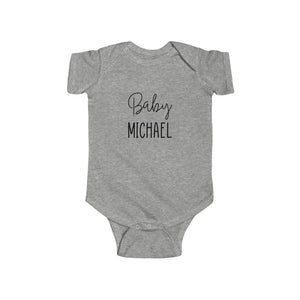 Custom First name Baby Bodysuit Printify