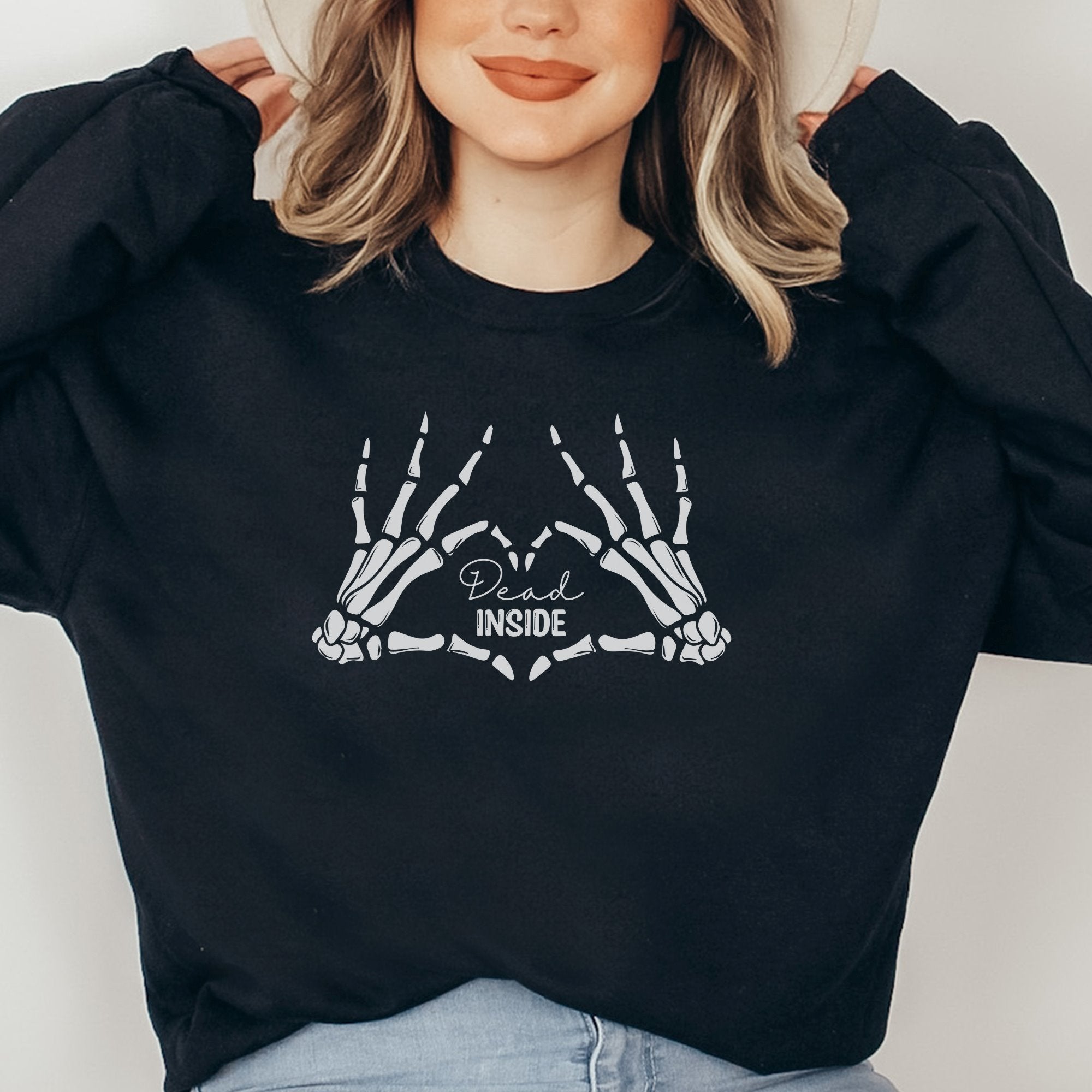 Dead Inside Sweatshirt Printify