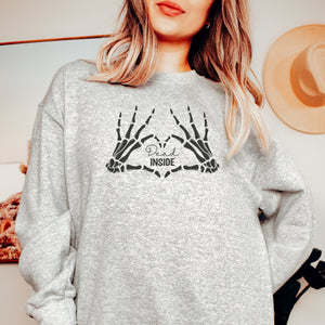 Dead Inside Sweatshirt Printify