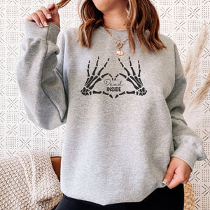 Dead Inside Sweatshirt Printify