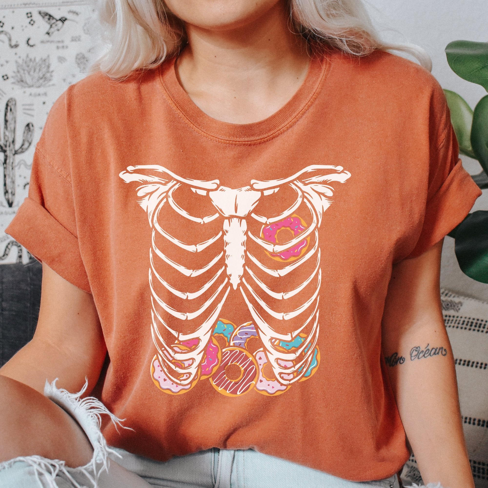 Donut Skeleton Ribcage Printify