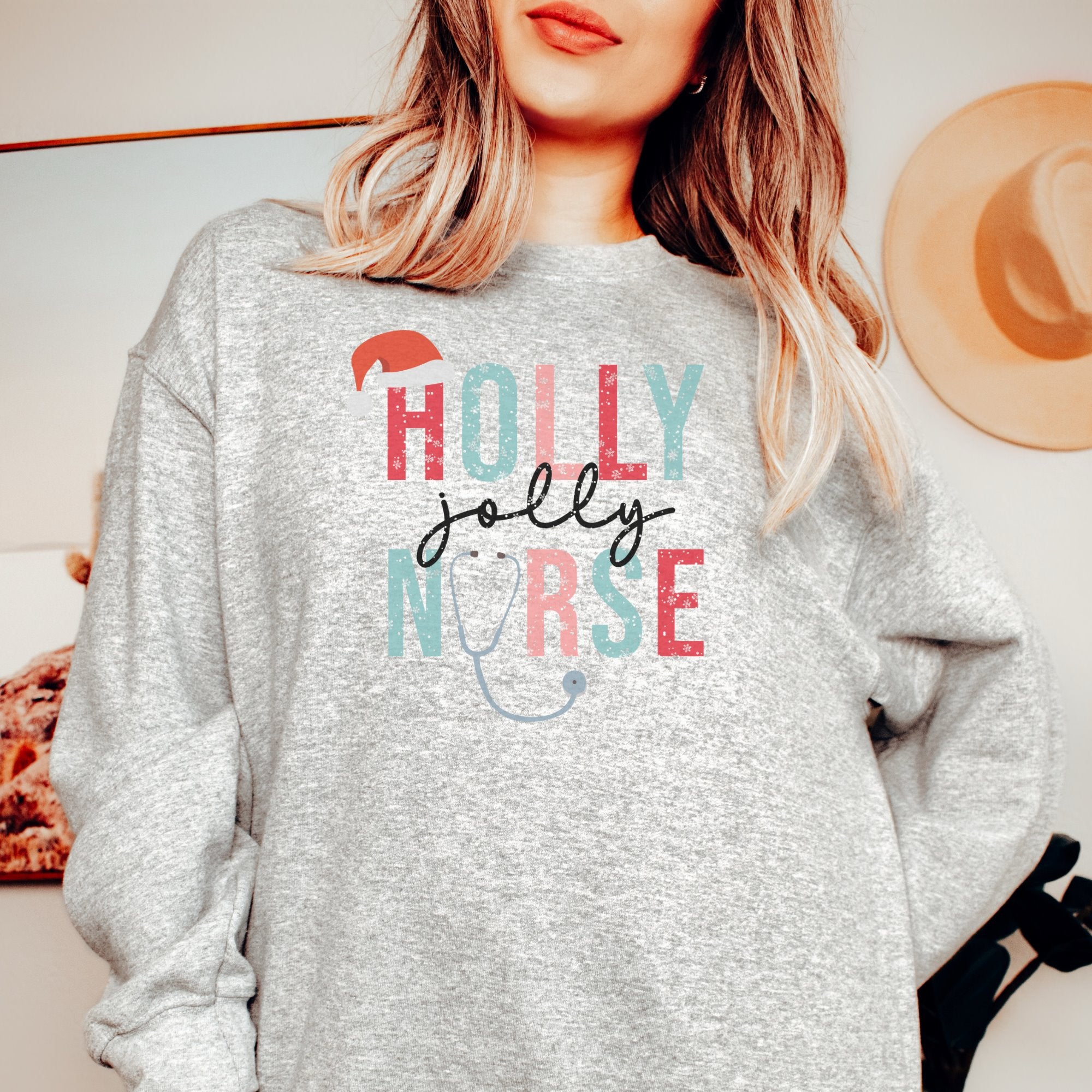 Holly Jolly Nurse Printify