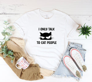 I only talk to cat people Printify