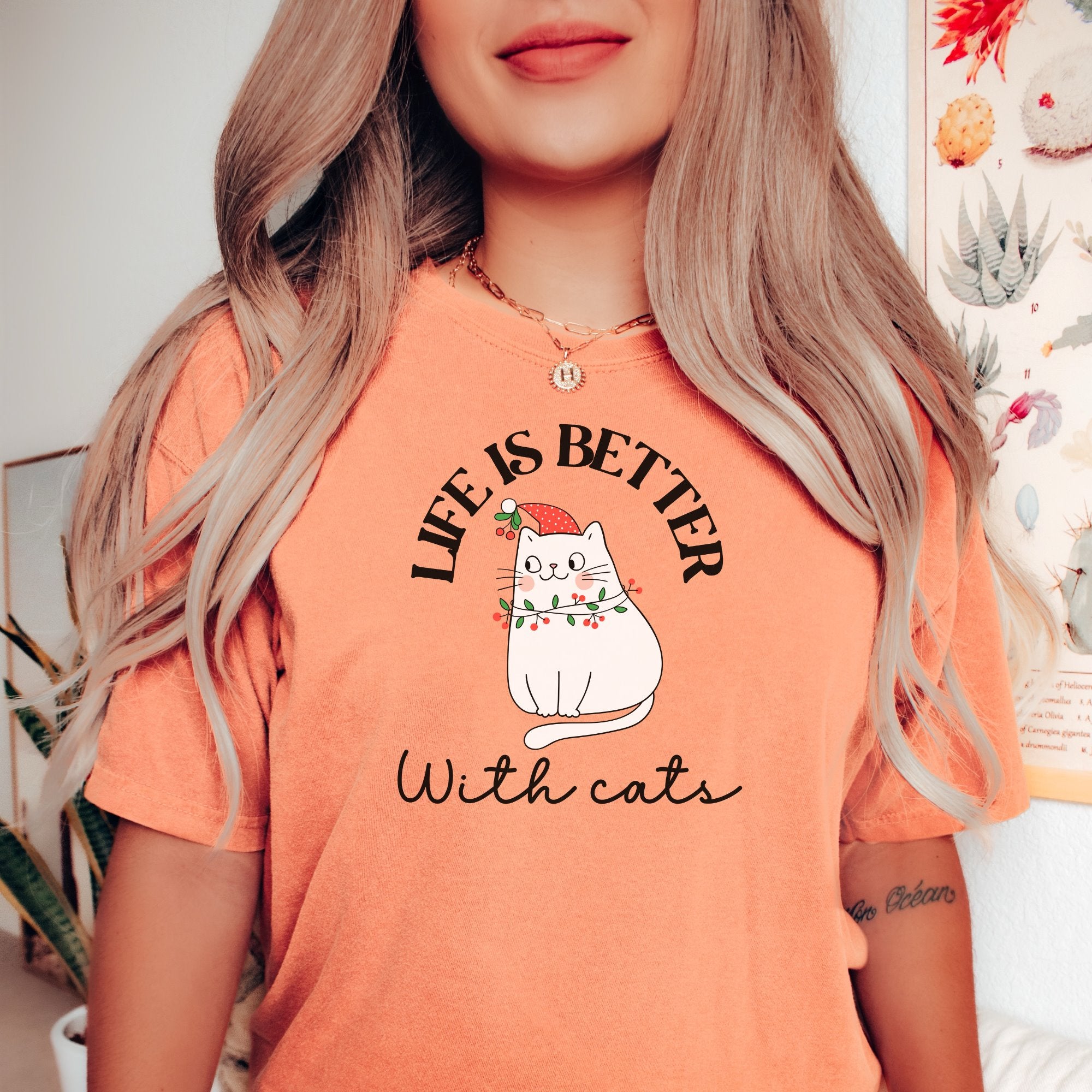 Life is better with cats Printify