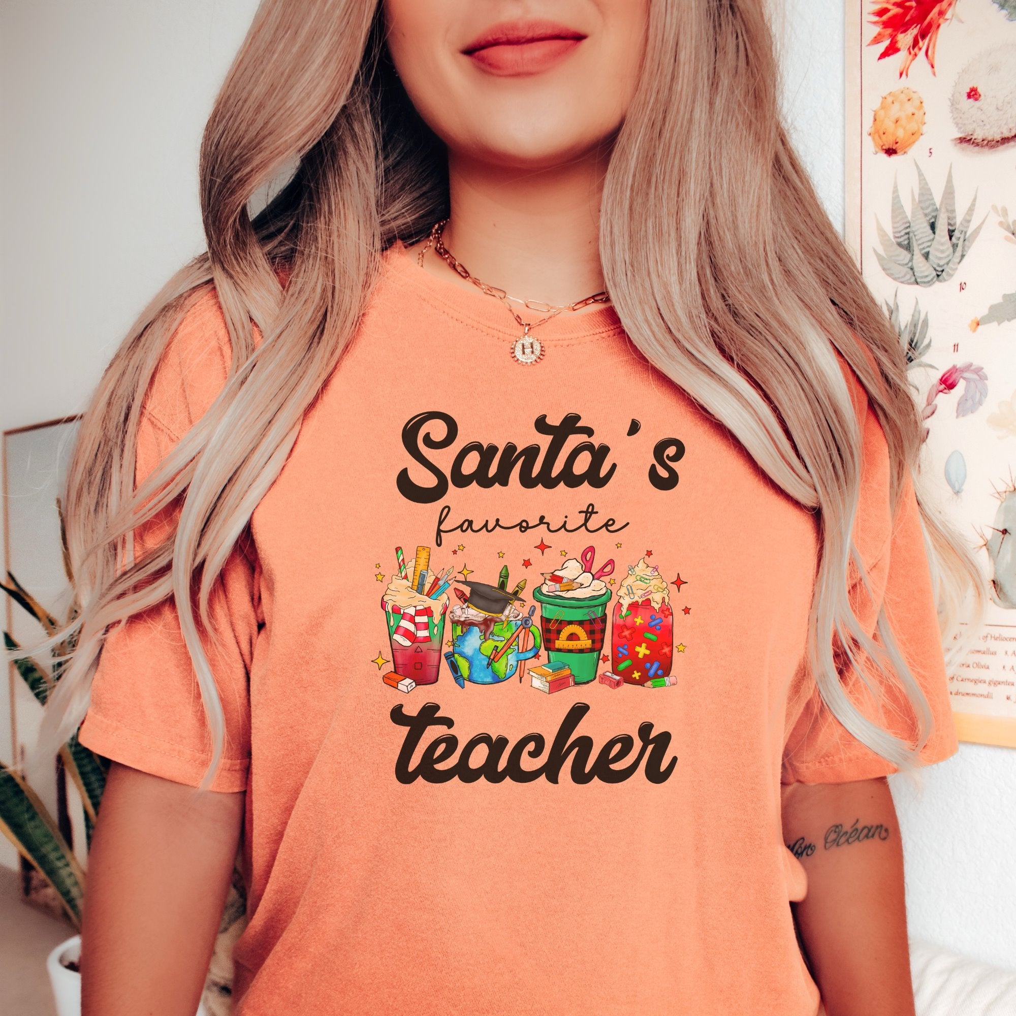 Santa's Favorite Teacher Printify