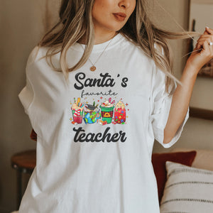 Santa's Favorite Teacher Printify