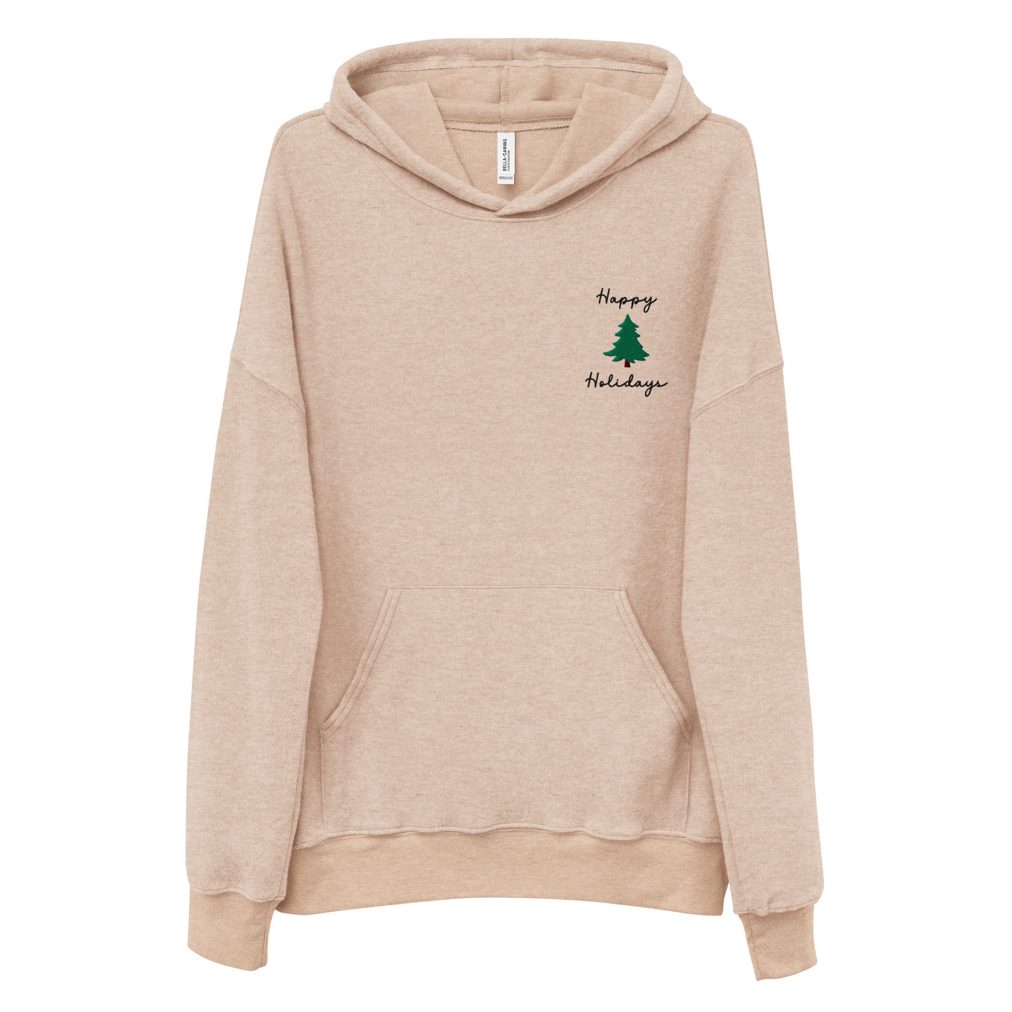 Happy Holidays Embroidered Sweatshirt Clearly Baguette