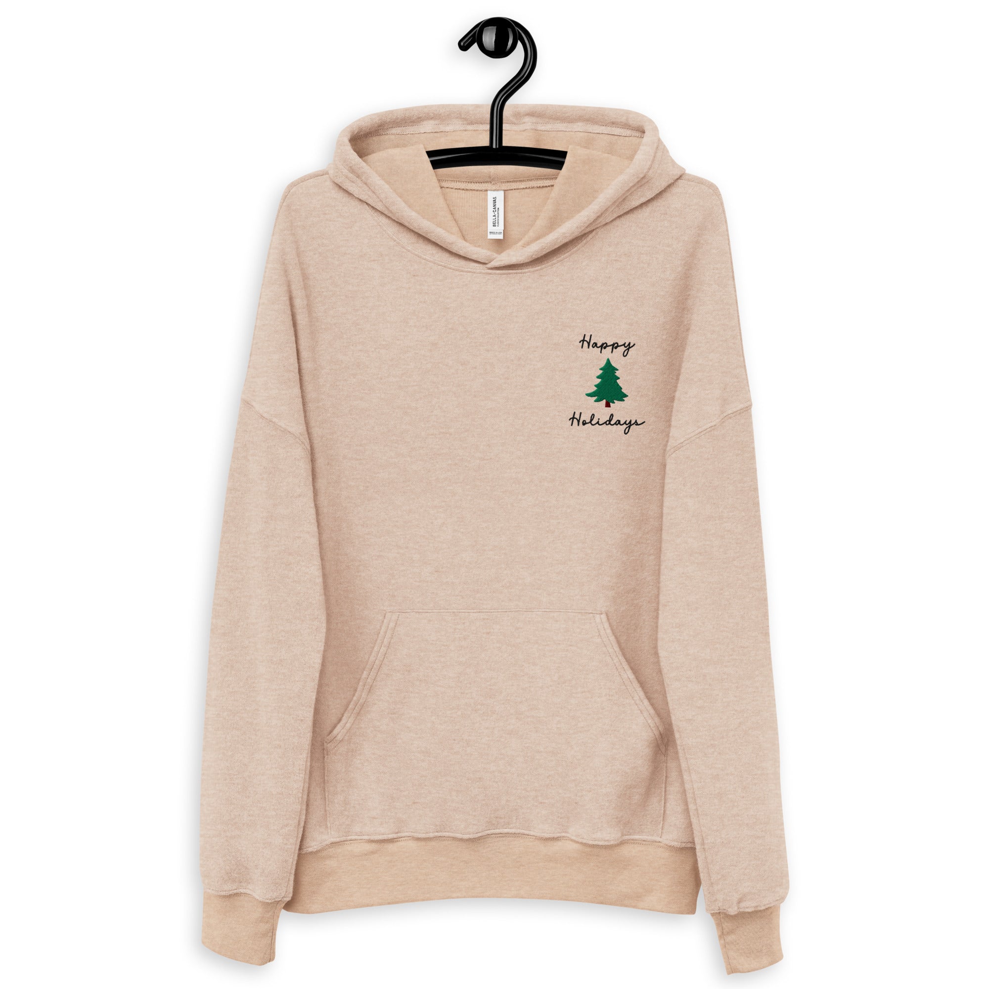 Happy Holidays Embroidered Sweatshirt Clearly Baguette